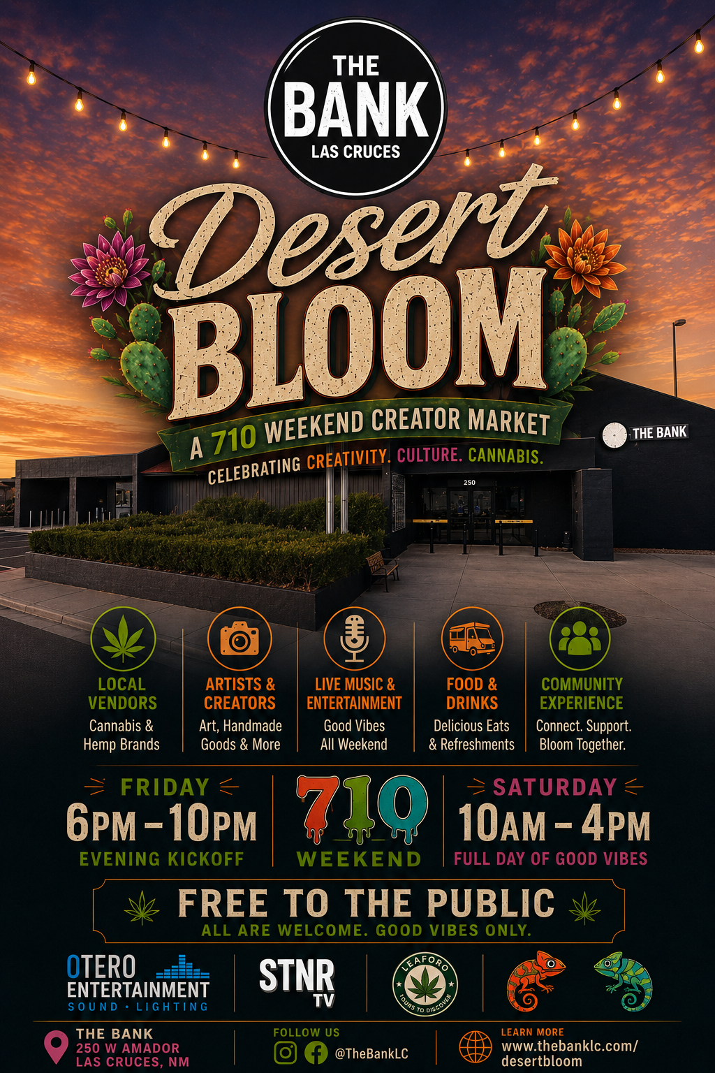 Desert Bloom event flyer