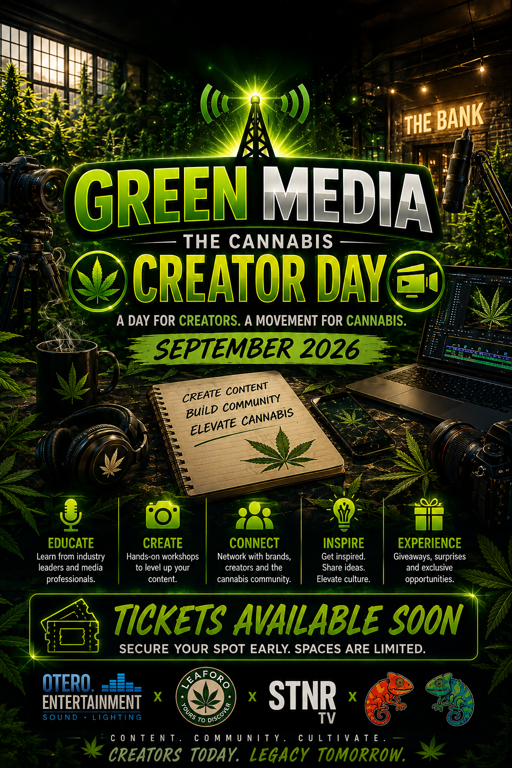 Green Media event flyer